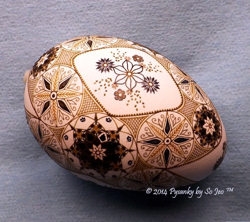 WIP Ukrainian Easter Egg Batik Art Pysanky By So Jeo